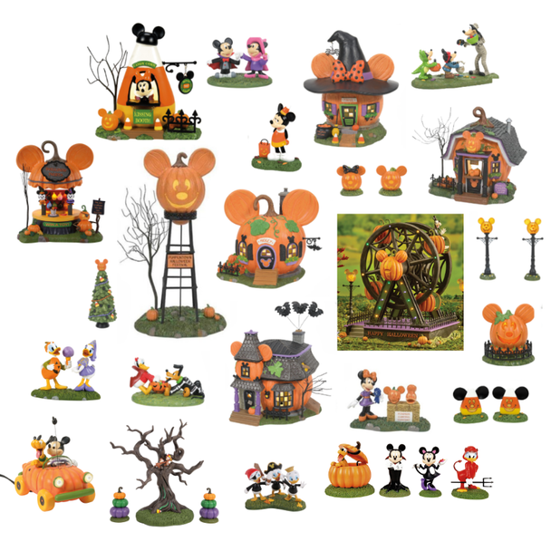 Department 56 2026 Mickey's Pumpkintown Village Full Set 