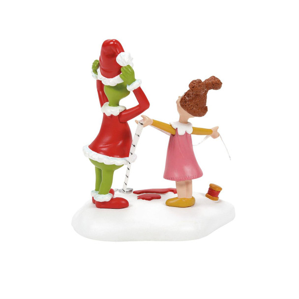 Department 56 Grinch Village blir utstyrt for en Santy-drakt 6013019 -5