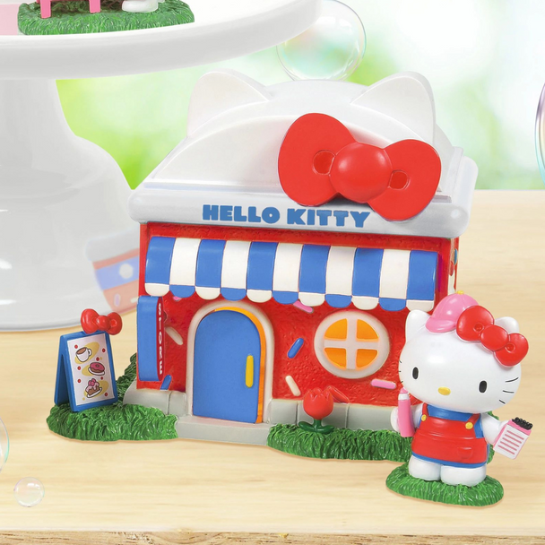 Department 56 Sanrio Hello Kitty Village Hello Kittyn kaupparakennus 6014715