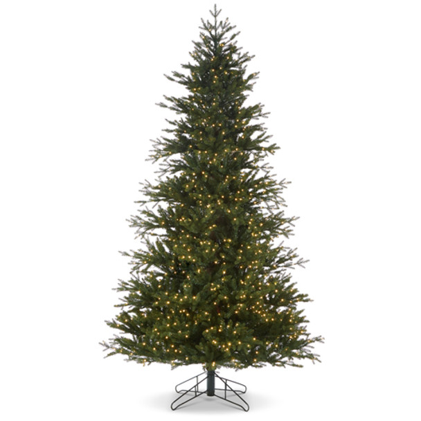 Raz 7,5' of 9' Noordse spar met briljante LED-verlichting Kerstboom -3