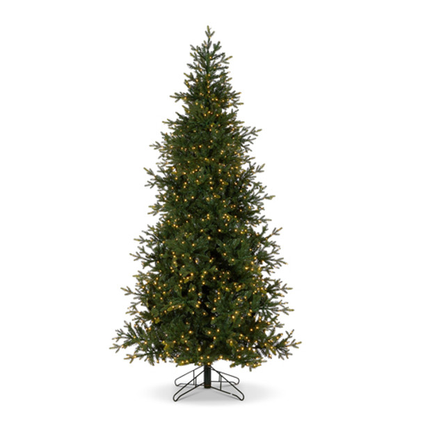 Raz 7,5' eller 9' Aspen Gran med strålende LED-lys juletræ -3