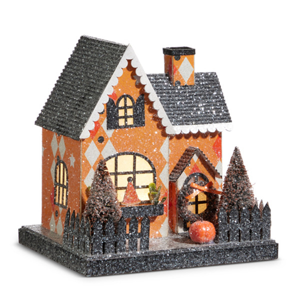 Raz Lighted Halloween Party Church or Houses Decoration -3