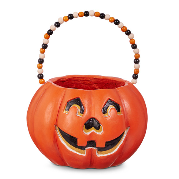 Dekorasi Halloween Raz Scaredy Cat atau Jack O Lantern Bucket -2