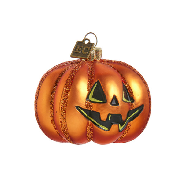 Raz eric cortina 2,75" ornamento di Halloween in vetro di zucca 4453117 -2