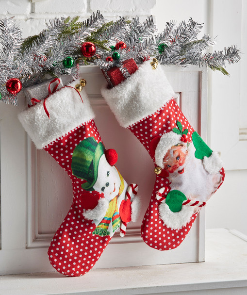 Ρετρό Χριστουγεννιάτικη Κάλτσα Raz 19" 4416274