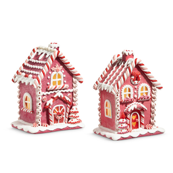 Raz 9" Gingerbread House Christmas Decoration 4416330