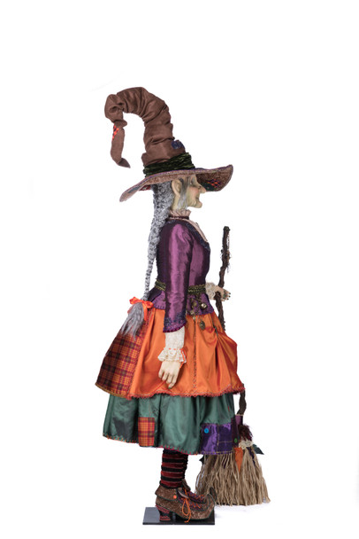 Katherine's Collection 50.5" Gertrude Grimoir Life Size Witch Doll Halloween Decoration 28-428160-3