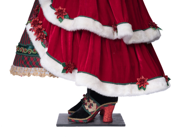 Katherine's Collection 63.5" Merry Magic Life Size Mrs. Claus Christmas Home Decoration 28-428314 -2