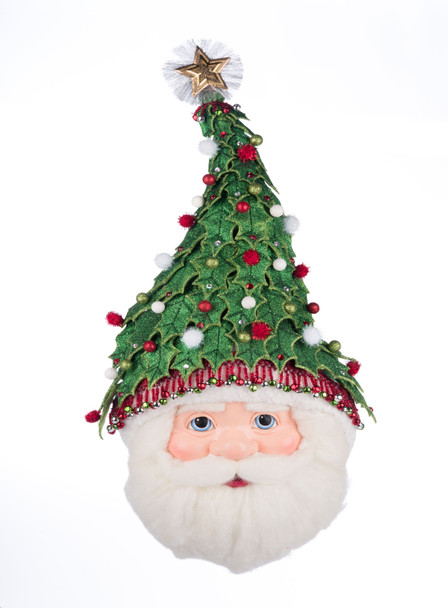 Katherine's Collection 30" Holly Woods Santa Wall Mask Christmas Decoration 28-428357