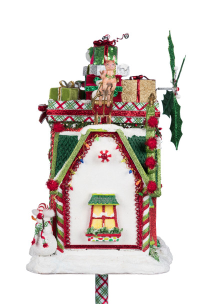 Katherine's Collection 30" Whimsical Village Mailbox Christmas Decor 28-428338 -13