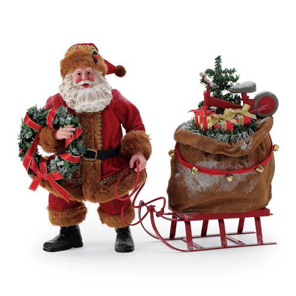 Department 56 Possible Dreams Santa Christmas is Coming Figure  6015865