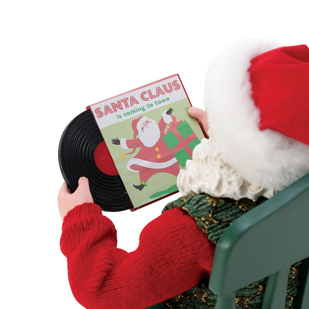 Department 56 Possible Dreams Santa Christmas Grooves 6016450 -6