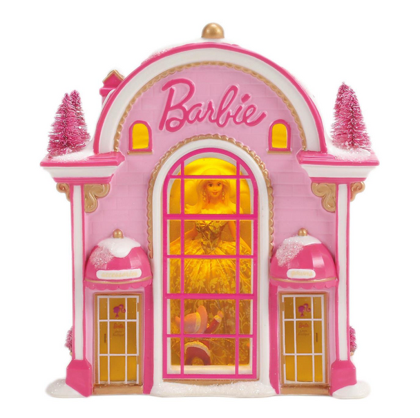 Department 56 North Pole Village Barbie Gown Boutique Building 6014682 -7