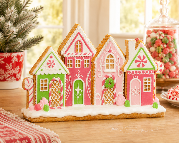 Raz 16" Bright Gingerbread Neighborhood Christmas Decoration 4510372-2