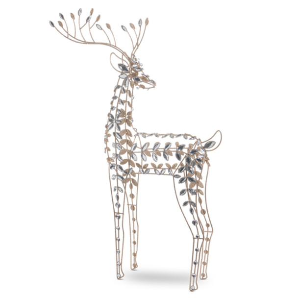 Raz 27" Jeweled Standing Deer Christmas Decoration 4513524 -2