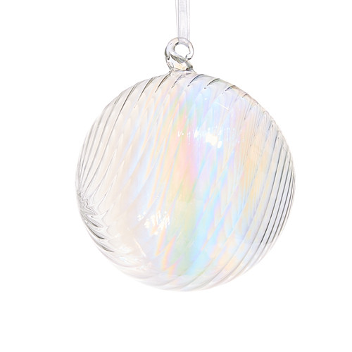 Raz Imports Ball Glass Christmas Ornament