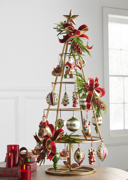 Raz 60" Gold Tree Ornament Display Frames Christmas Decoration 4528065 -2