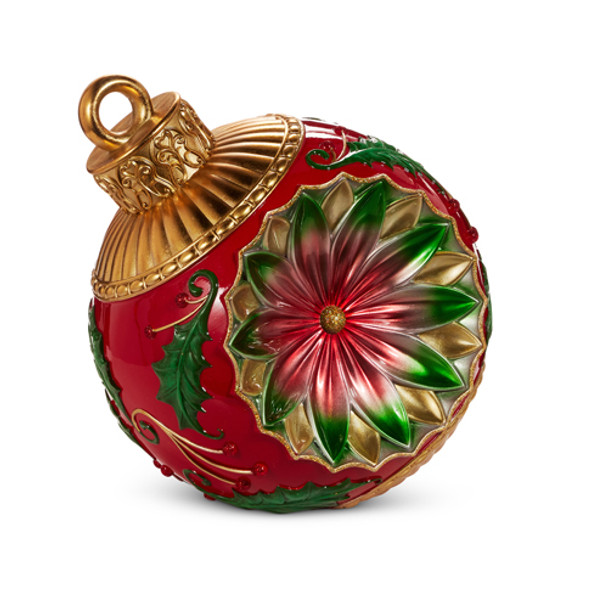 Raz 18" Vintage Red and Green Ornament Decoration 4530518 -2