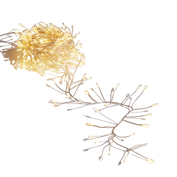 Raz 10' Fairy Cluster Christmas Lights on Silver Wire L4337023