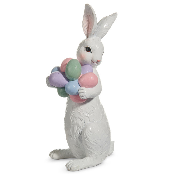 Raz 11" Bunny With Eggs Easter Decoration 4611175