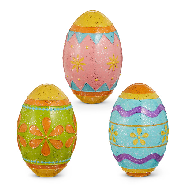 Raz 13" Glittered Easter Egg Decoration 4625944 -2