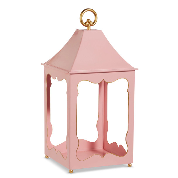 Raz 13.5" or 18" Blush Pink Lantern Spring Home Decor -4