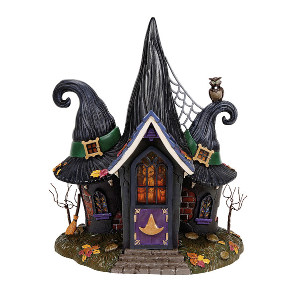 Department 56 Halloween Village 50th Anniversary Temple of Enlightened Hag Building 6018431