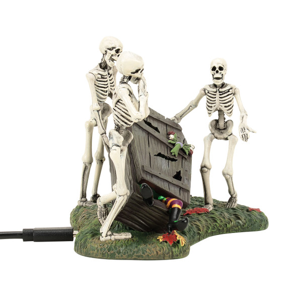 Department 56 Halloween Village 50th Year Anniversary The Clumsy Cortege Figure 6018453 -2