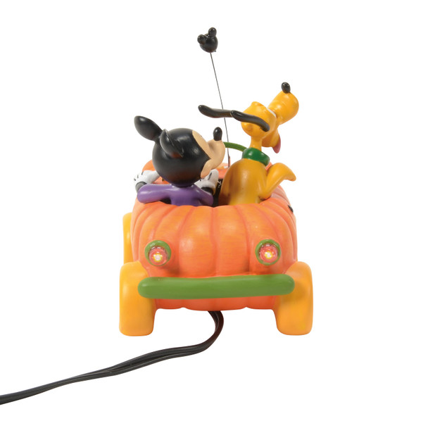 Department 56 Disney Mickey's Pumpkintown Arriving In Style Figure 6013683 -5