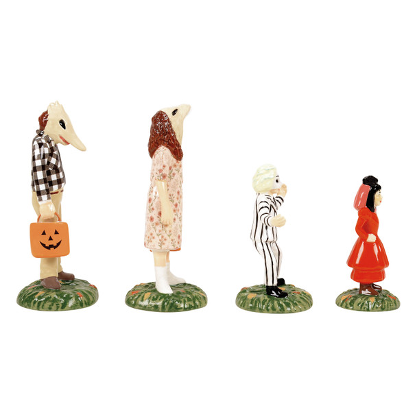 Department 56 Halloween Snow Village Beetlejuice Trick or Treaters Figures 6015639 -4