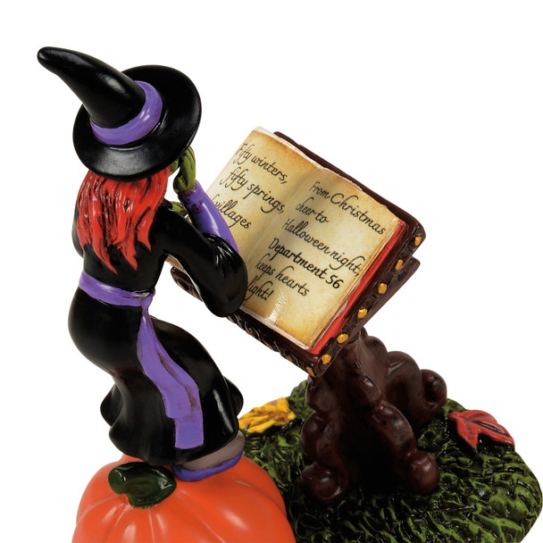 Department 56 Halloween Snow Village The Cursed Curses in Cursive! Figure 6018425 -5