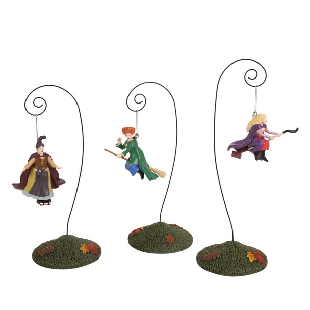 Department 56 Hocus Pocus Village Sanderson Sisters On Modern Brooms Set of 3 Figures 6018471 -2