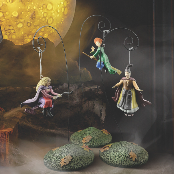 Department 56 Hocus Pocus Village Sanderson Sisters On Modern Brooms Set of 3 Figures 6018471