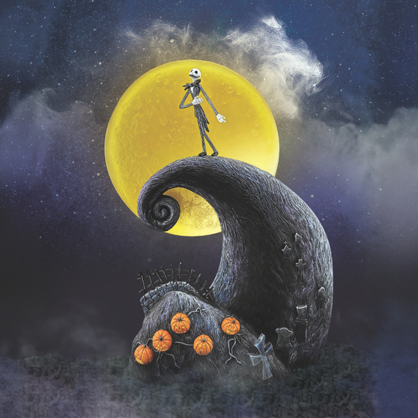 Department 56 The Nightmare Before Christmas Village Jack Up On Spiral Hill 6018393