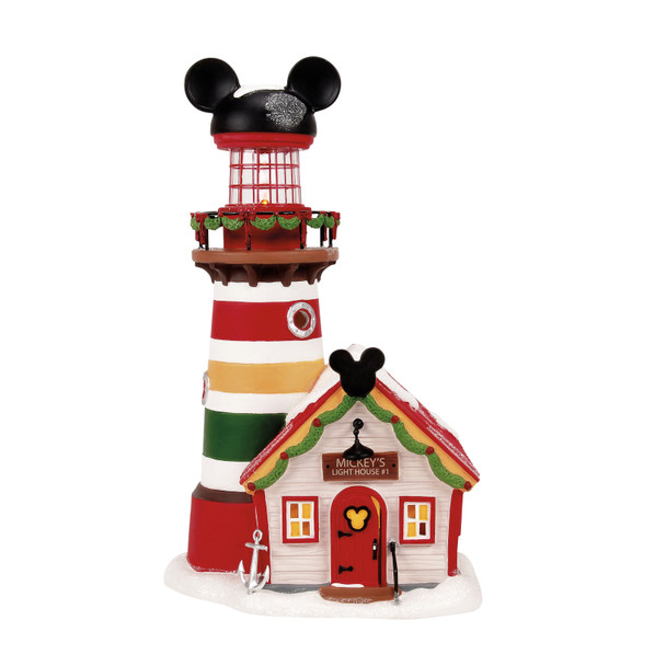 Department 56 Disney Christmas Village Keeping A Watch For Santa Building 6018374 -2