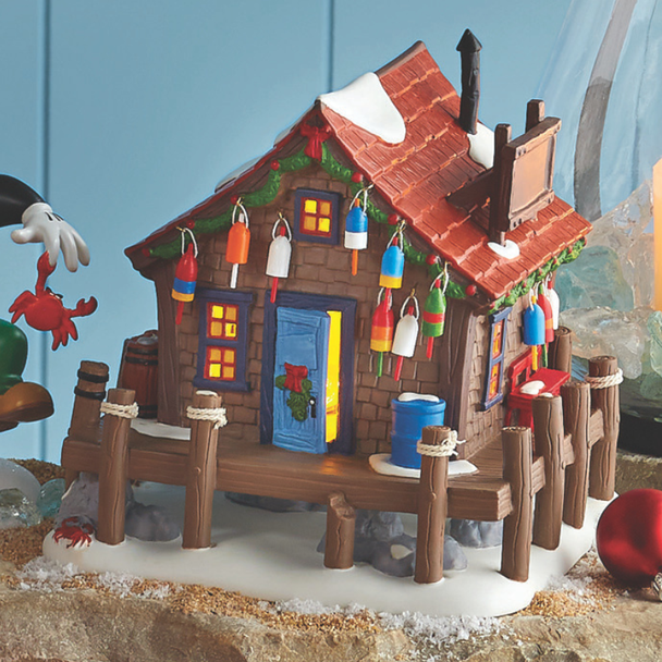 Department 56 Disney Christmas Village Pete's Crabby Christmas Building 6018372