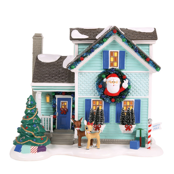 Department 56 Snow Village Rudolph House Building 6018298 -6