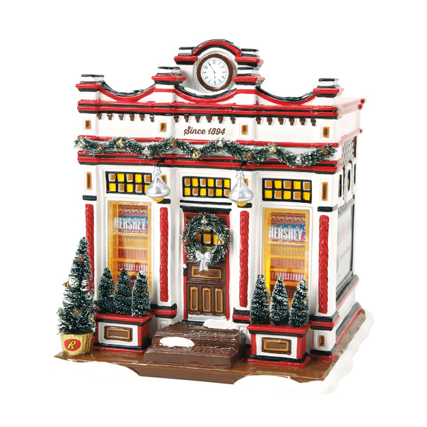 Department 56 Snow Village Hershey's Fine Confections Building 6015631