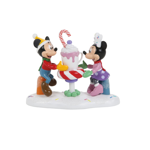 Department 56 Disney Christmas Village A Cocoa With A Cutie! Figure 6018337