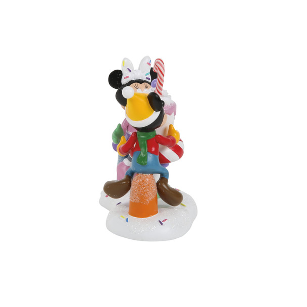 Department 56 Disney Christmas Village A Cocoa With A Cutie! Mickey and Minnie Figure 6018337 -3
