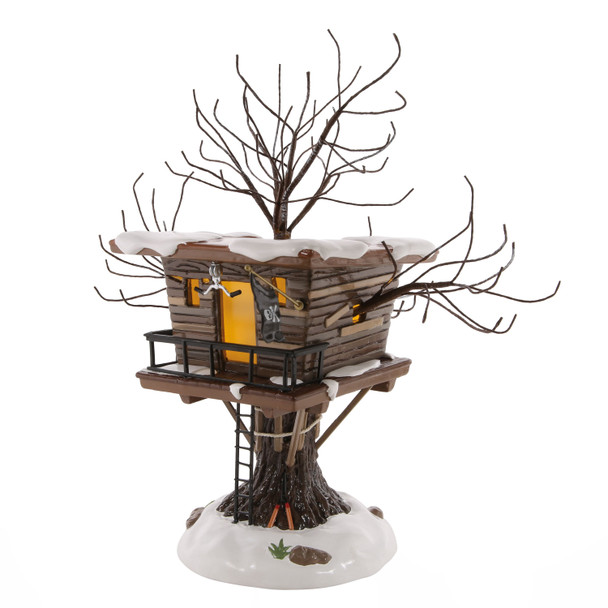 Department 56 Snow Village Home Alone Village Kevin's Tree House Figure 6018306