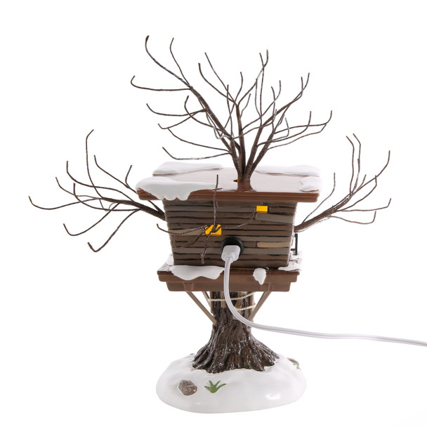 Department 56 Snow Village Home Alone Village Kevin's Tree House Figure 6018306 -5