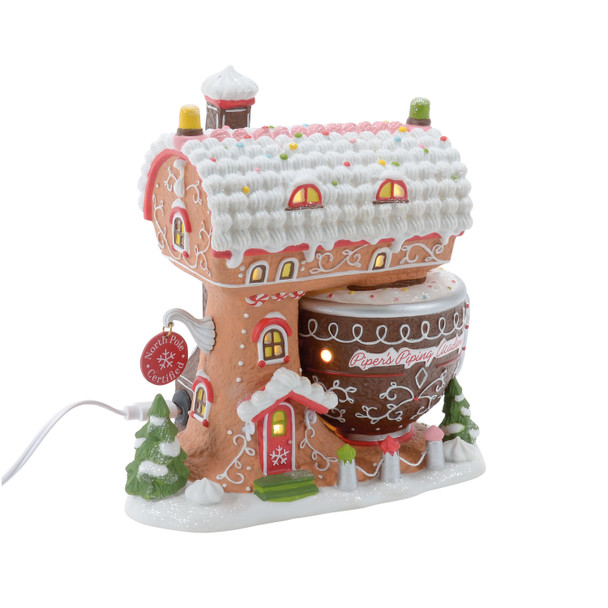 Department 56 North Pole Village Piper's Piping Academy Building 6018360
