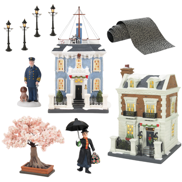 Department 56 Dickens Village Disney's Mary Poppins Set w Accessories 2026