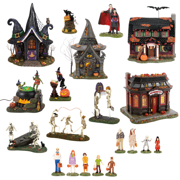 Snow Village Department 56 Halloween Village Mega Set 2026 Pieces