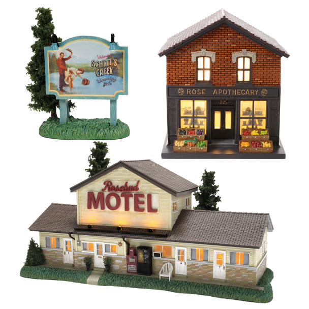 Department 56 Schitt's Creek Buildings Set 2026 -2