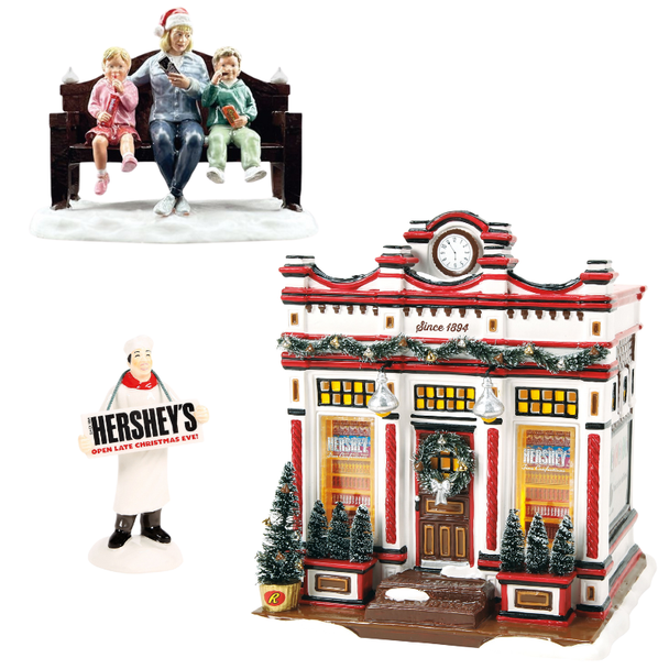 Department 56 Hershey's Snow Village Set