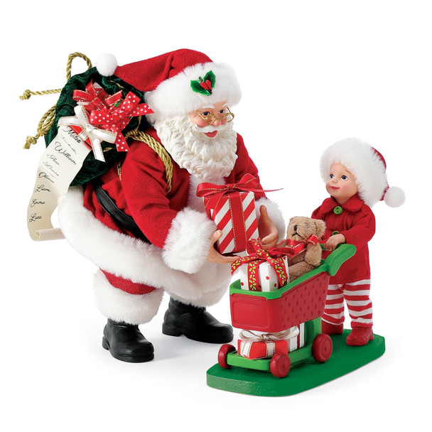 Department 56 Possible Dreams Santa Little Shopper 6017806