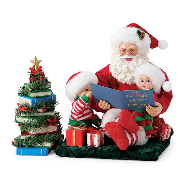 Department 56 Possible Dreams Santa Reading is a Gift 6018265