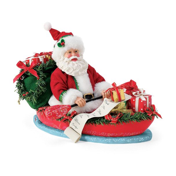 Department 56 Possible Dreams Santa Going with the Flow 6017798